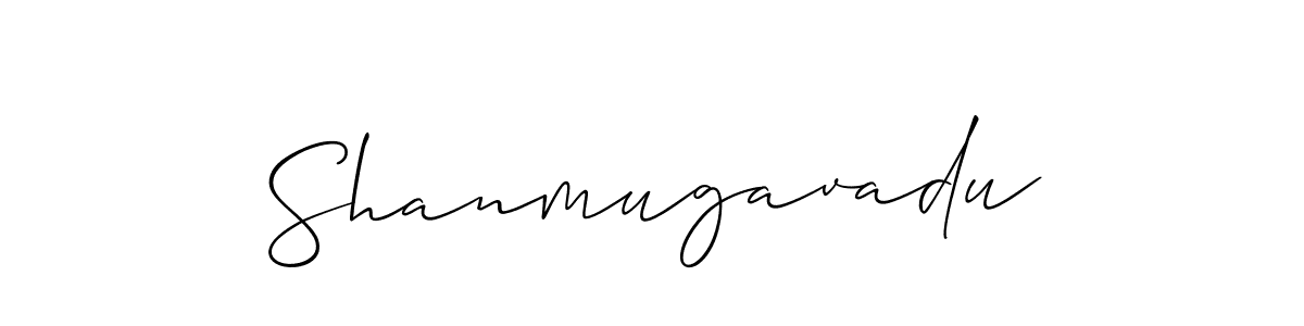 Also we have Shanmugavadu name is the best signature style. Create professional handwritten signature collection using Allison_Script autograph style. Shanmugavadu signature style 2 images and pictures png