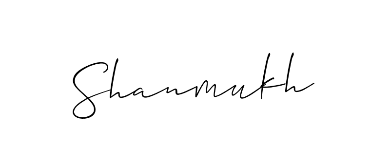 Make a beautiful signature design for name Shanmukh. Use this online signature maker to create a handwritten signature for free. Shanmukh signature style 2 images and pictures png