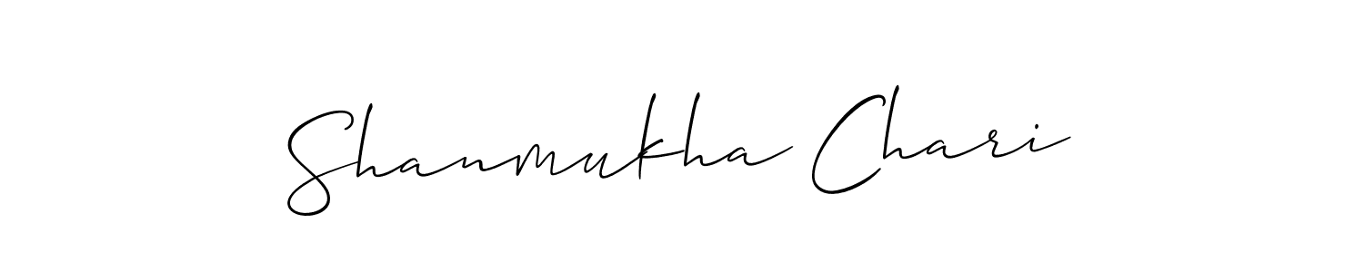 Similarly Allison_Script is the best handwritten signature design. Signature creator online .You can use it as an online autograph creator for name Shanmukha Chari. Shanmukha Chari signature style 2 images and pictures png
