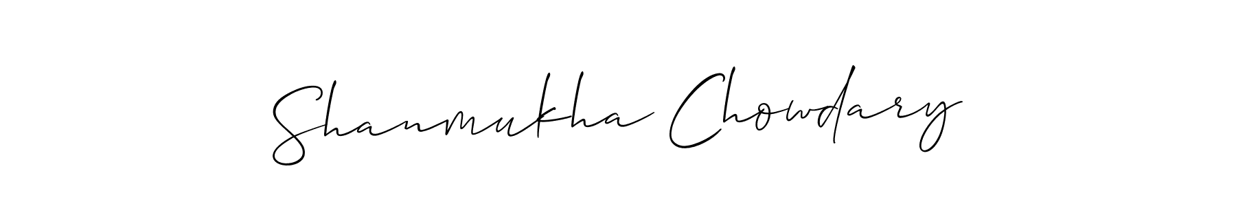 Once you've used our free online signature maker to create your best signature Allison_Script style, it's time to enjoy all of the benefits that Shanmukha Chowdary name signing documents. Shanmukha Chowdary signature style 2 images and pictures png