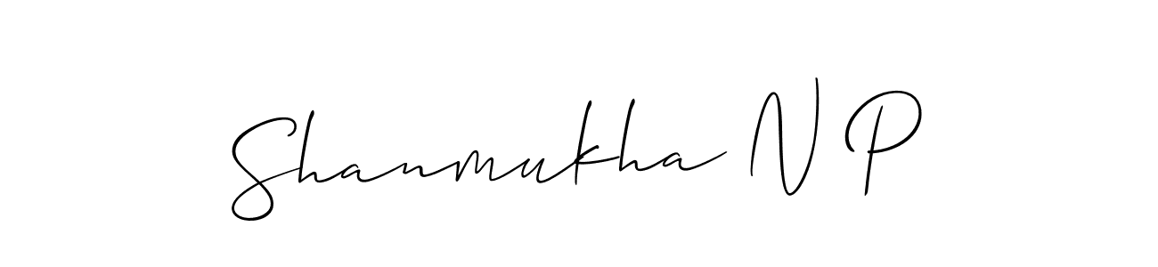 Here are the top 10 professional signature styles for the name Shanmukha N P. These are the best autograph styles you can use for your name. Shanmukha N P signature style 2 images and pictures png