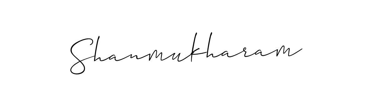 The best way (Allison_Script) to make a short signature is to pick only two or three words in your name. The name Shanmukharam include a total of six letters. For converting this name. Shanmukharam signature style 2 images and pictures png
