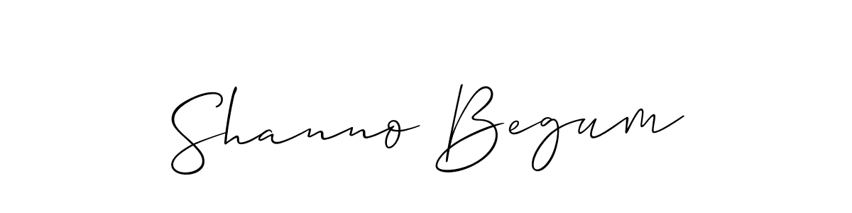 Shanno Begum stylish signature style. Best Handwritten Sign (Allison_Script) for my name. Handwritten Signature Collection Ideas for my name Shanno Begum. Shanno Begum signature style 2 images and pictures png