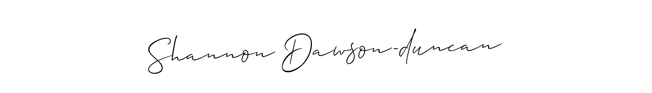 Here are the top 10 professional signature styles for the name Shannon Dawson-duncan. These are the best autograph styles you can use for your name. Shannon Dawson-duncan signature style 2 images and pictures png