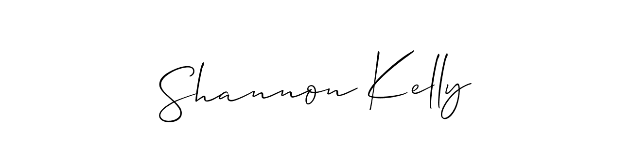 Use a signature maker to create a handwritten signature online. With this signature software, you can design (Allison_Script) your own signature for name Shannon Kelly. Shannon Kelly signature style 2 images and pictures png