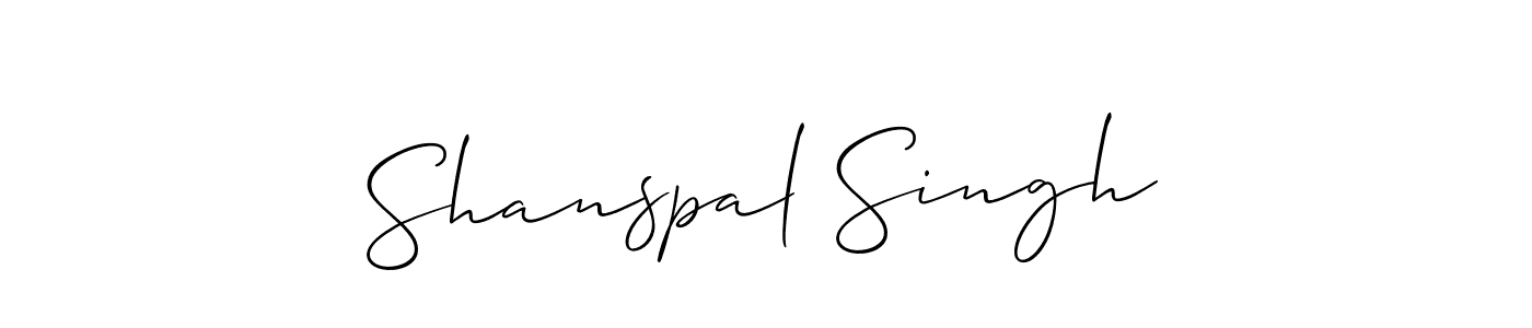 How to Draw Shanspal Singh signature style? Allison_Script is a latest design signature styles for name Shanspal Singh. Shanspal Singh signature style 2 images and pictures png