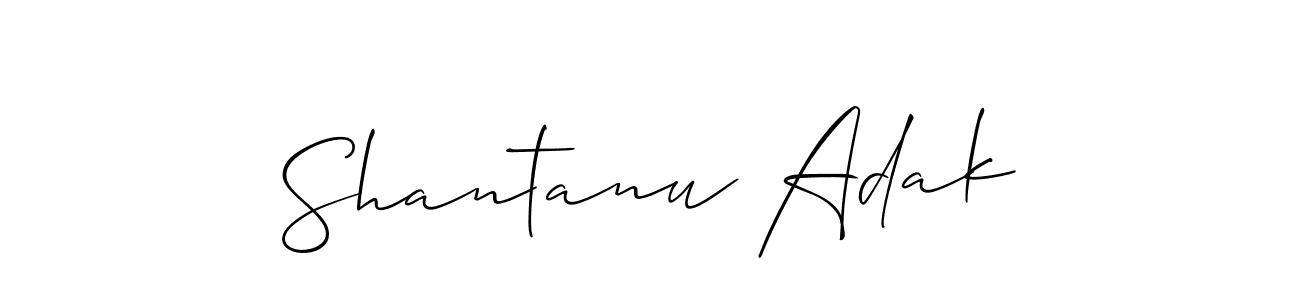 How to Draw Shantanu Adak signature style? Allison_Script is a latest design signature styles for name Shantanu Adak. Shantanu Adak signature style 2 images and pictures png