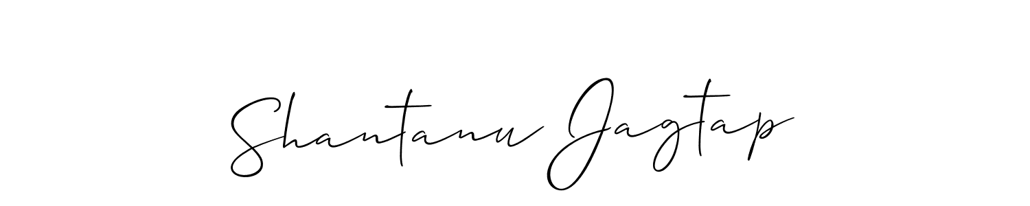 Also You can easily find your signature by using the search form. We will create Shantanu Jagtap name handwritten signature images for you free of cost using Allison_Script sign style. Shantanu Jagtap signature style 2 images and pictures png