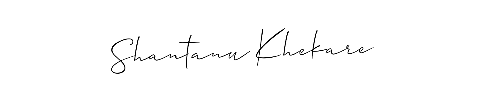 Similarly Allison_Script is the best handwritten signature design. Signature creator online .You can use it as an online autograph creator for name Shantanu Khekare. Shantanu Khekare signature style 2 images and pictures png