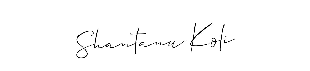 You can use this online signature creator to create a handwritten signature for the name Shantanu Koli. This is the best online autograph maker. Shantanu Koli signature style 2 images and pictures png