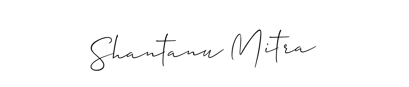 Also we have Shantanu Mitra name is the best signature style. Create professional handwritten signature collection using Allison_Script autograph style. Shantanu Mitra signature style 2 images and pictures png