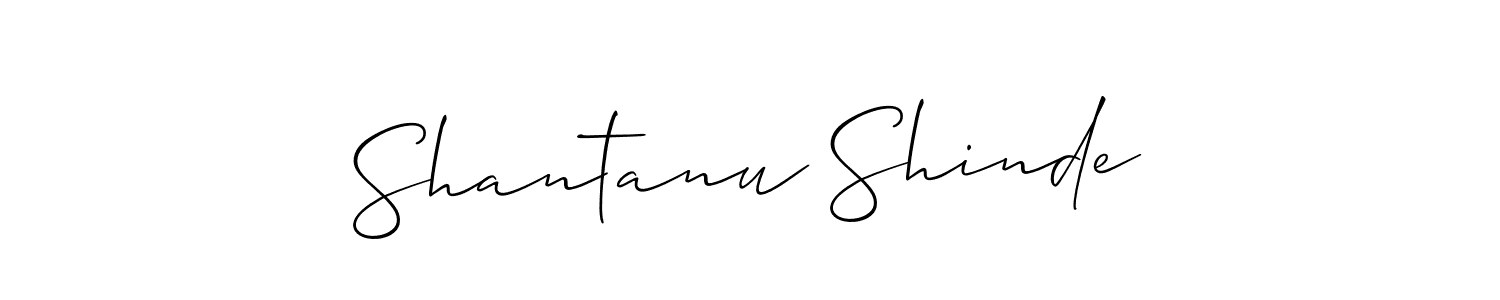 How to make Shantanu Shinde signature? Allison_Script is a professional autograph style. Create handwritten signature for Shantanu Shinde name. Shantanu Shinde signature style 2 images and pictures png