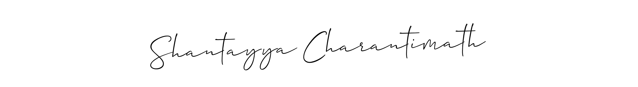 You should practise on your own different ways (Allison_Script) to write your name (Shantayya Charantimath) in signature. don't let someone else do it for you. Shantayya Charantimath signature style 2 images and pictures png