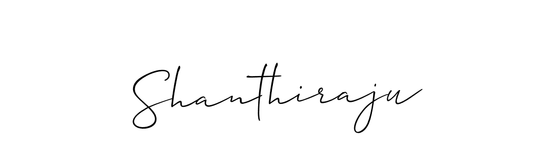 Allison_Script is a professional signature style that is perfect for those who want to add a touch of class to their signature. It is also a great choice for those who want to make their signature more unique. Get Shanthiraju name to fancy signature for free. Shanthiraju signature style 2 images and pictures png