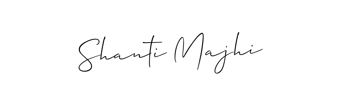 Also we have Shanti Majhi name is the best signature style. Create professional handwritten signature collection using Allison_Script autograph style. Shanti Majhi signature style 2 images and pictures png