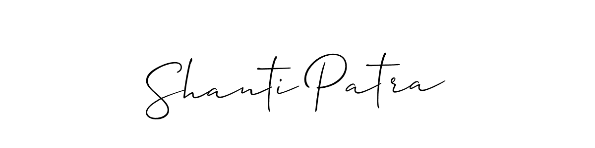 Best and Professional Signature Style for Shanti Patra. Allison_Script Best Signature Style Collection. Shanti Patra signature style 2 images and pictures png