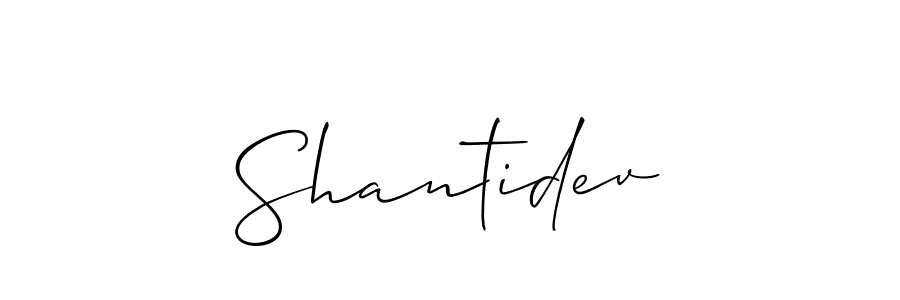 Make a beautiful signature design for name Shantidev. Use this online signature maker to create a handwritten signature for free. Shantidev signature style 2 images and pictures png