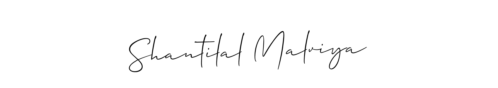 Shantilal Malviya stylish signature style. Best Handwritten Sign (Allison_Script) for my name. Handwritten Signature Collection Ideas for my name Shantilal Malviya. Shantilal Malviya signature style 2 images and pictures png