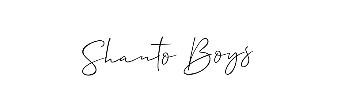 Make a short Shanto Boys signature style. Manage your documents anywhere anytime using Allison_Script. Create and add eSignatures, submit forms, share and send files easily. Shanto Boys signature style 2 images and pictures png
