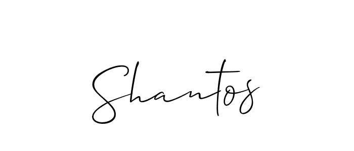 Also You can easily find your signature by using the search form. We will create Shantos name handwritten signature images for you free of cost using Allison_Script sign style. Shantos signature style 2 images and pictures png