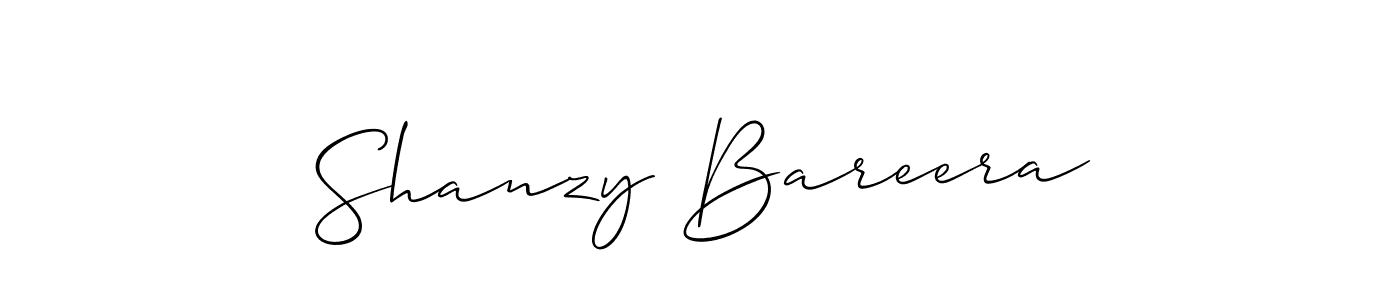 How to Draw Shanzy Bareera signature style? Allison_Script is a latest design signature styles for name Shanzy Bareera. Shanzy Bareera signature style 2 images and pictures png