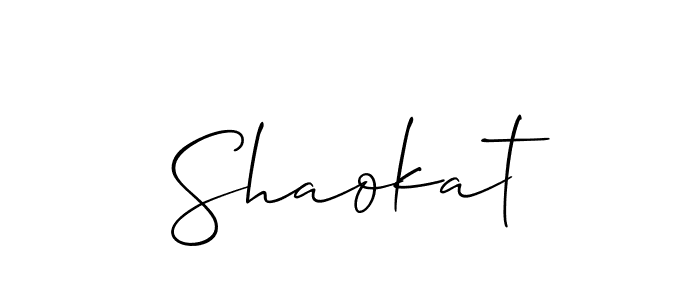 Shaokat stylish signature style. Best Handwritten Sign (Allison_Script) for my name. Handwritten Signature Collection Ideas for my name Shaokat. Shaokat signature style 2 images and pictures png