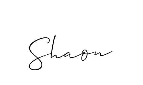 Make a beautiful signature design for name Shaon. Use this online signature maker to create a handwritten signature for free. Shaon signature style 2 images and pictures png