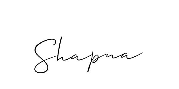 Make a beautiful signature design for name Shapna. Use this online signature maker to create a handwritten signature for free. Shapna signature style 2 images and pictures png