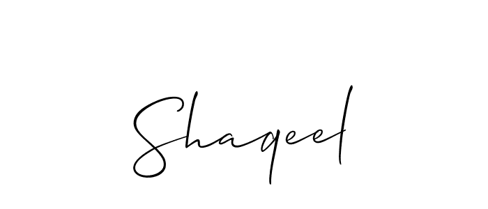 Make a short Shaqeel signature style. Manage your documents anywhere anytime using Allison_Script. Create and add eSignatures, submit forms, share and send files easily. Shaqeel signature style 2 images and pictures png