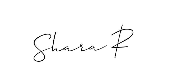How to Draw Shara R signature style? Allison_Script is a latest design signature styles for name Shara R. Shara R signature style 2 images and pictures png