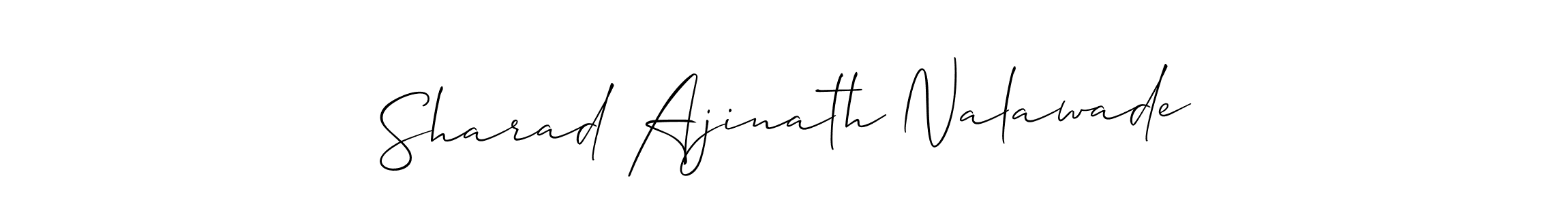 Once you've used our free online signature maker to create your best signature Allison_Script style, it's time to enjoy all of the benefits that Sharad Ajinath Nalawade name signing documents. Sharad Ajinath Nalawade signature style 2 images and pictures png