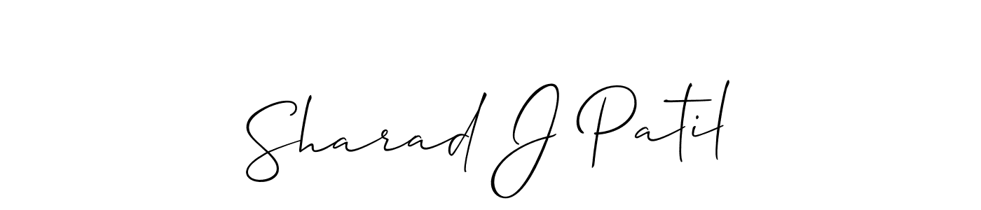 Best and Professional Signature Style for Sharad J Patil. Allison_Script Best Signature Style Collection. Sharad J Patil signature style 2 images and pictures png