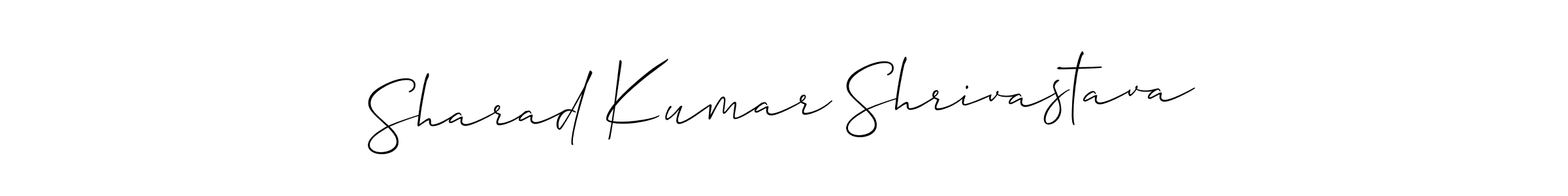 How to Draw Sharad Kumar Shrivastava signature style? Allison_Script is a latest design signature styles for name Sharad Kumar Shrivastava. Sharad Kumar Shrivastava signature style 2 images and pictures png