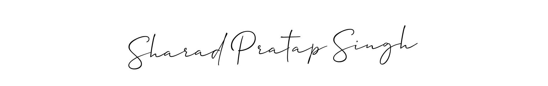 Use a signature maker to create a handwritten signature online. With this signature software, you can design (Allison_Script) your own signature for name Sharad Pratap Singh. Sharad Pratap Singh signature style 2 images and pictures png