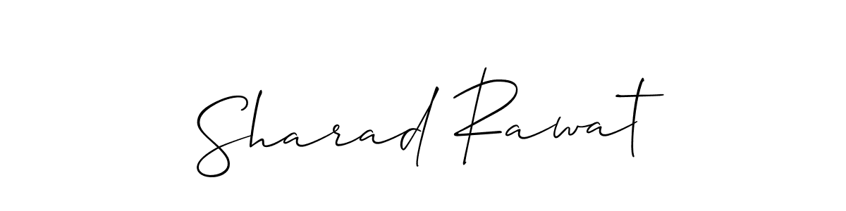 Create a beautiful signature design for name Sharad Rawat. With this signature (Allison_Script) fonts, you can make a handwritten signature for free. Sharad Rawat signature style 2 images and pictures png