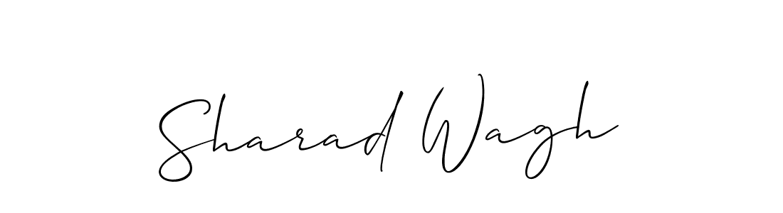 Allison_Script is a professional signature style that is perfect for those who want to add a touch of class to their signature. It is also a great choice for those who want to make their signature more unique. Get Sharad Wagh name to fancy signature for free. Sharad Wagh signature style 2 images and pictures png