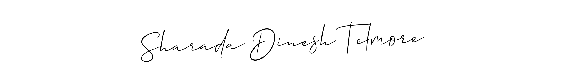 Once you've used our free online signature maker to create your best signature Allison_Script style, it's time to enjoy all of the benefits that Sharada Dinesh Telmore name signing documents. Sharada Dinesh Telmore signature style 2 images and pictures png
