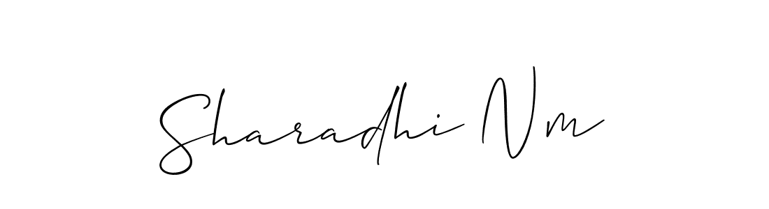 if you are searching for the best signature style for your name Sharadhi Nm. so please give up your signature search. here we have designed multiple signature styles  using Allison_Script. Sharadhi Nm signature style 2 images and pictures png