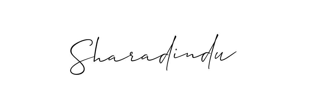 Sharadindu stylish signature style. Best Handwritten Sign (Allison_Script) for my name. Handwritten Signature Collection Ideas for my name Sharadindu. Sharadindu signature style 2 images and pictures png