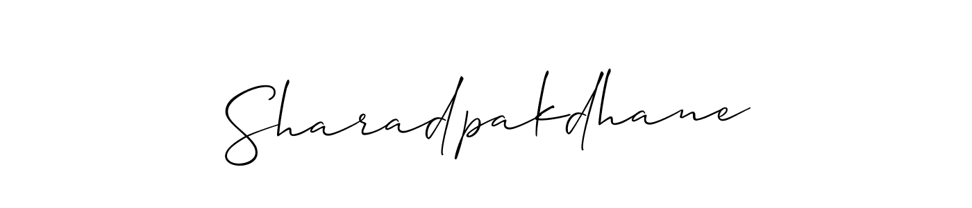 Once you've used our free online signature maker to create your best signature Allison_Script style, it's time to enjoy all of the benefits that Sharadpakdhane name signing documents. Sharadpakdhane signature style 2 images and pictures png