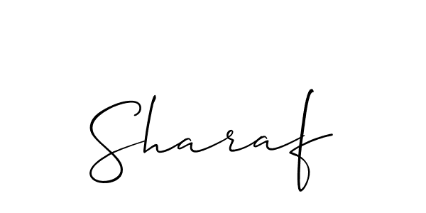 Use a signature maker to create a handwritten signature online. With this signature software, you can design (Allison_Script) your own signature for name Sharaf. Sharaf signature style 2 images and pictures png