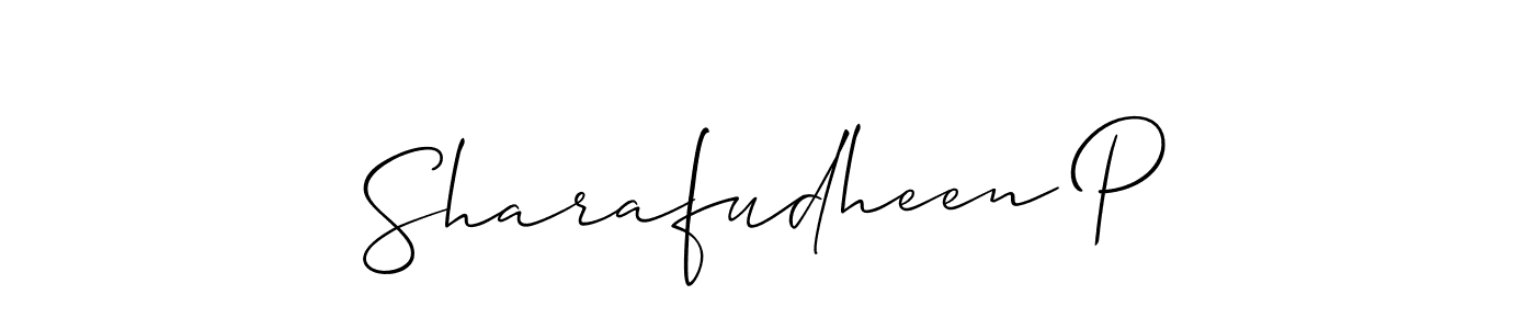 Here are the top 10 professional signature styles for the name Sharafudheen P. These are the best autograph styles you can use for your name. Sharafudheen P signature style 2 images and pictures png
