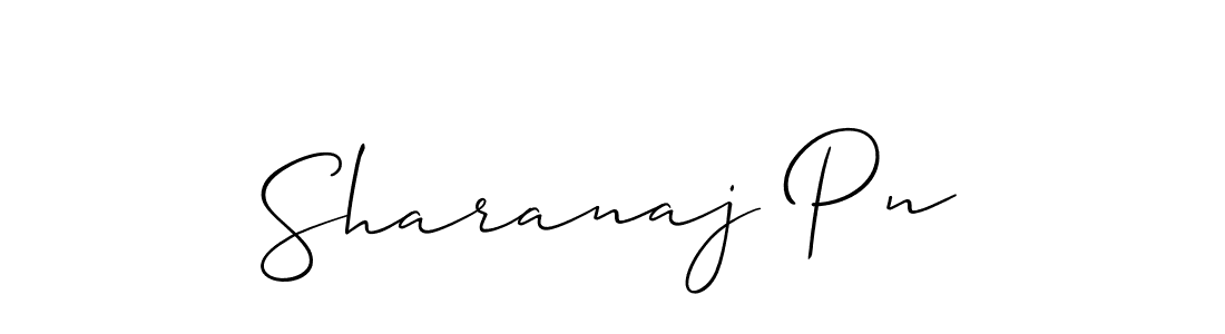 Also You can easily find your signature by using the search form. We will create Sharanaj Pn name handwritten signature images for you free of cost using Allison_Script sign style. Sharanaj Pn signature style 2 images and pictures png
