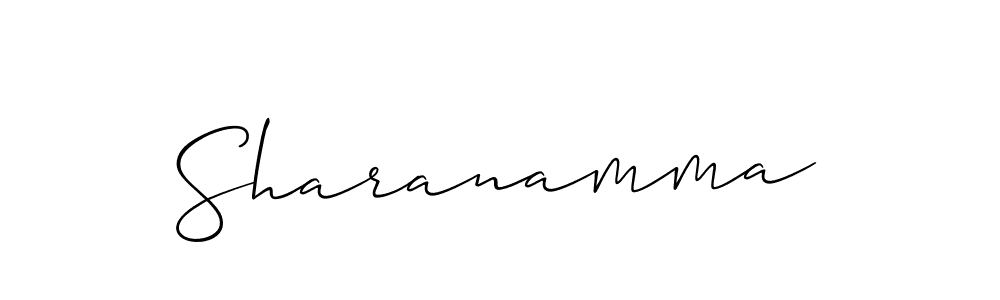 Best and Professional Signature Style for Sharanamma. Allison_Script Best Signature Style Collection. Sharanamma signature style 2 images and pictures png