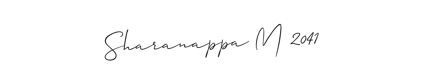 Sharanappa M 2041 stylish signature style. Best Handwritten Sign (Allison_Script) for my name. Handwritten Signature Collection Ideas for my name Sharanappa M 2041. Sharanappa M 2041 signature style 2 images and pictures png