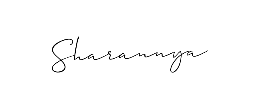 Make a beautiful signature design for name Sharannya. Use this online signature maker to create a handwritten signature for free. Sharannya signature style 2 images and pictures png