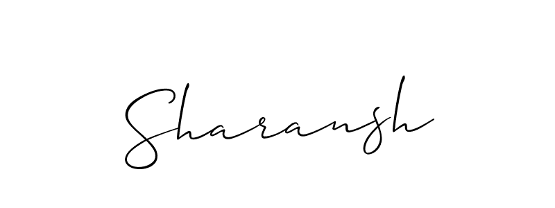 Make a short Sharansh signature style. Manage your documents anywhere anytime using Allison_Script. Create and add eSignatures, submit forms, share and send files easily. Sharansh signature style 2 images and pictures png