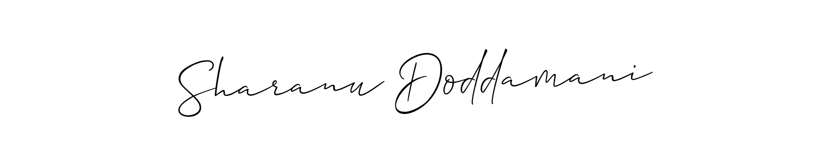 Create a beautiful signature design for name Sharanu Doddamani. With this signature (Allison_Script) fonts, you can make a handwritten signature for free. Sharanu Doddamani signature style 2 images and pictures png
