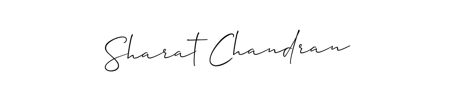 It looks lik you need a new signature style for name Sharat Chandran. Design unique handwritten (Allison_Script) signature with our free signature maker in just a few clicks. Sharat Chandran signature style 2 images and pictures png
