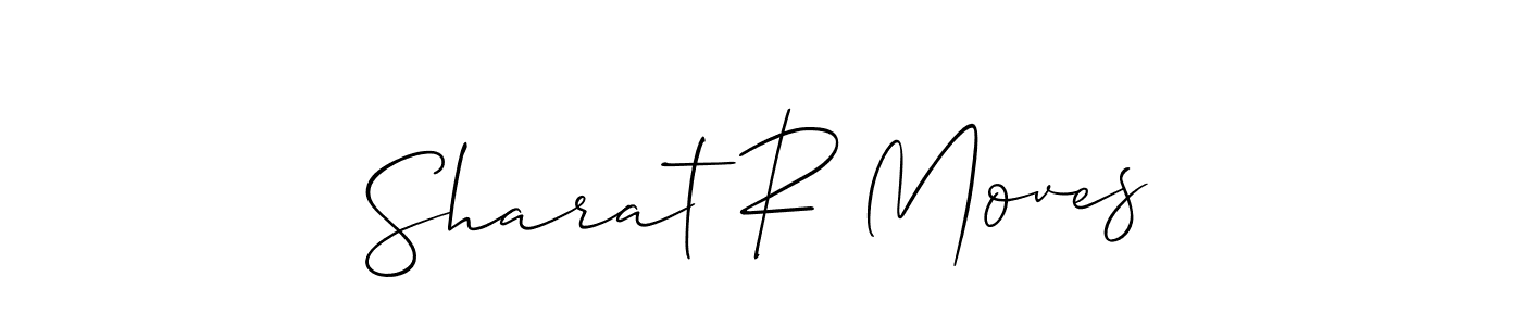 Make a beautiful signature design for name Sharat R Moves. Use this online signature maker to create a handwritten signature for free. Sharat R Moves signature style 2 images and pictures png